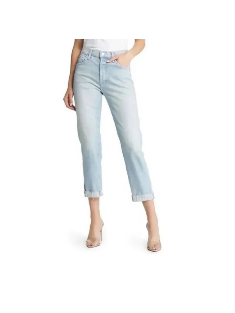 Nwot -Unworn Mother THE SCRAPPER CUFF ANKLE FRAY - LONELY HEARTS